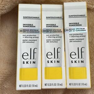 e.l.f. Cosmetics Suntouchable Whoa Glow w/SPF 30 Sunscreen / LOT OF 3 / …